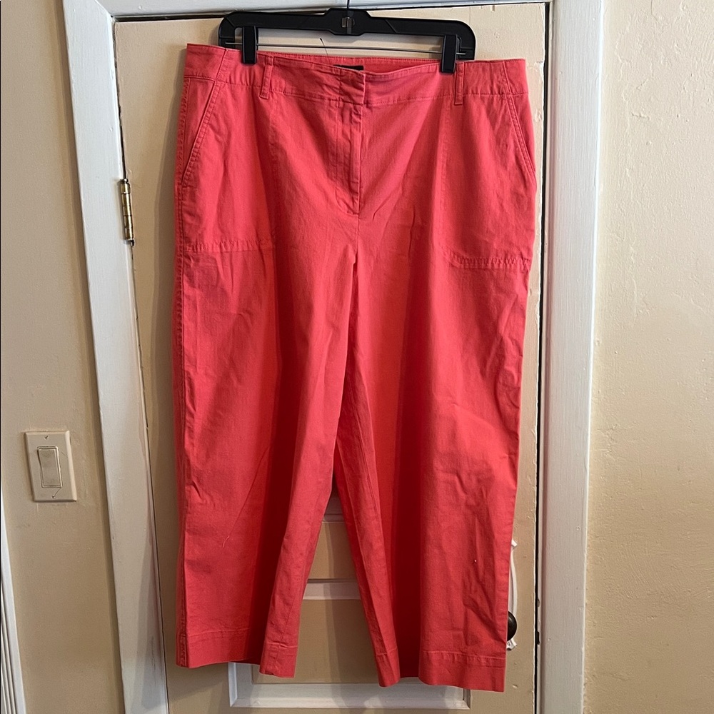 Talbots Coral Cropped Pants